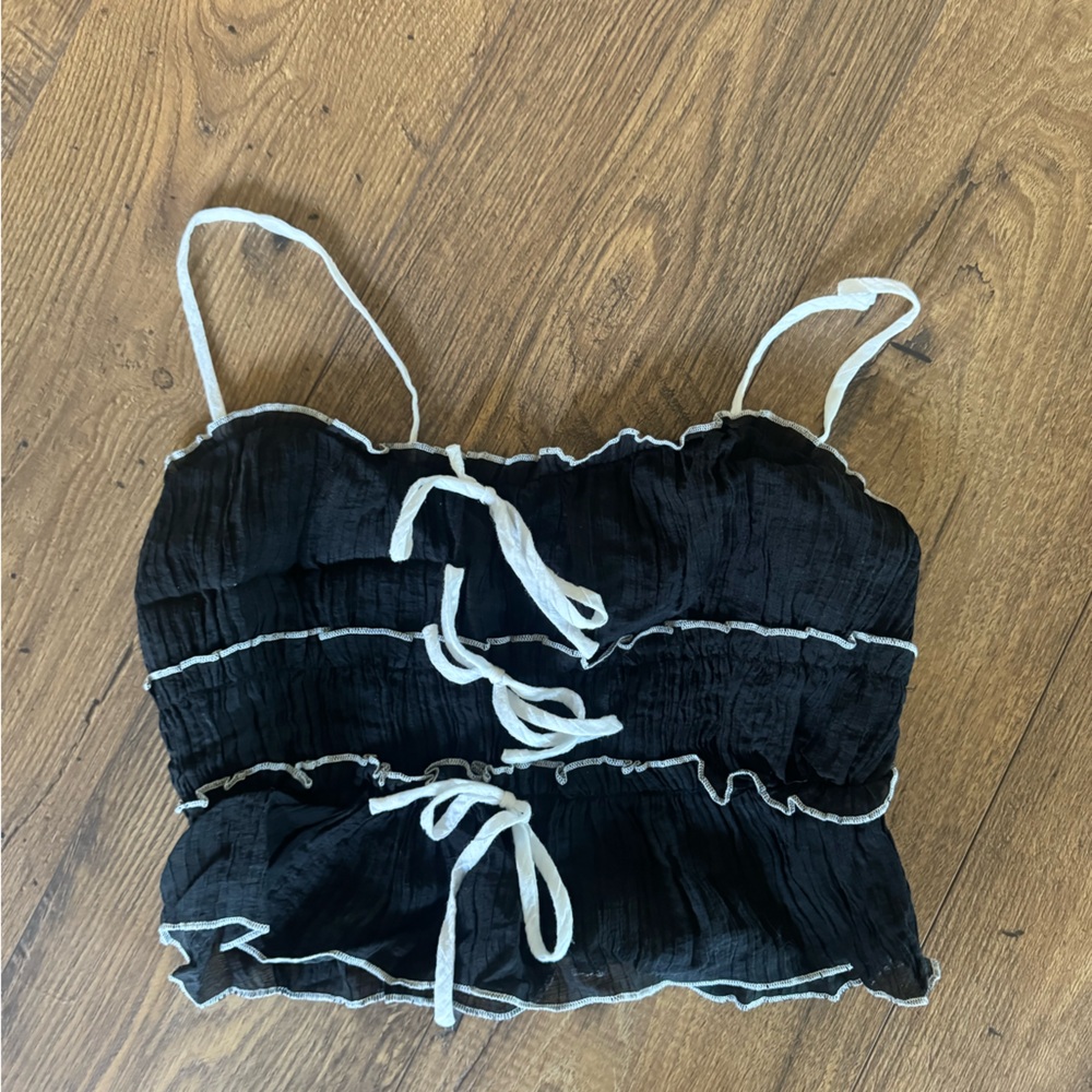 12th Tribe cropped tank top